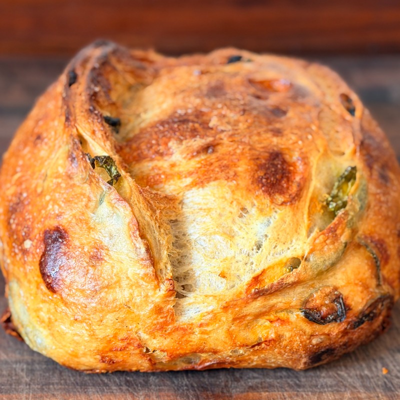 Jalapeno Cheddar Sourdough