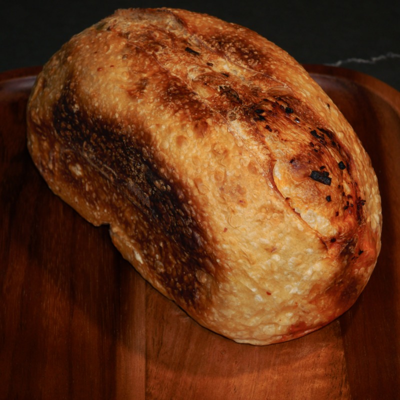 Photo of Green Onion Chili Oil Sourdough Loaf