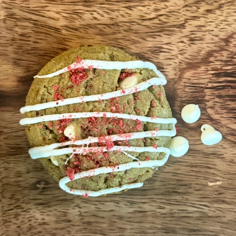 Strawberry Matcha Latte Cookies
