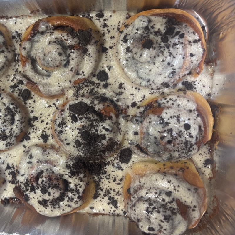 Photo of Cookies & Cream Cinnamon Roll