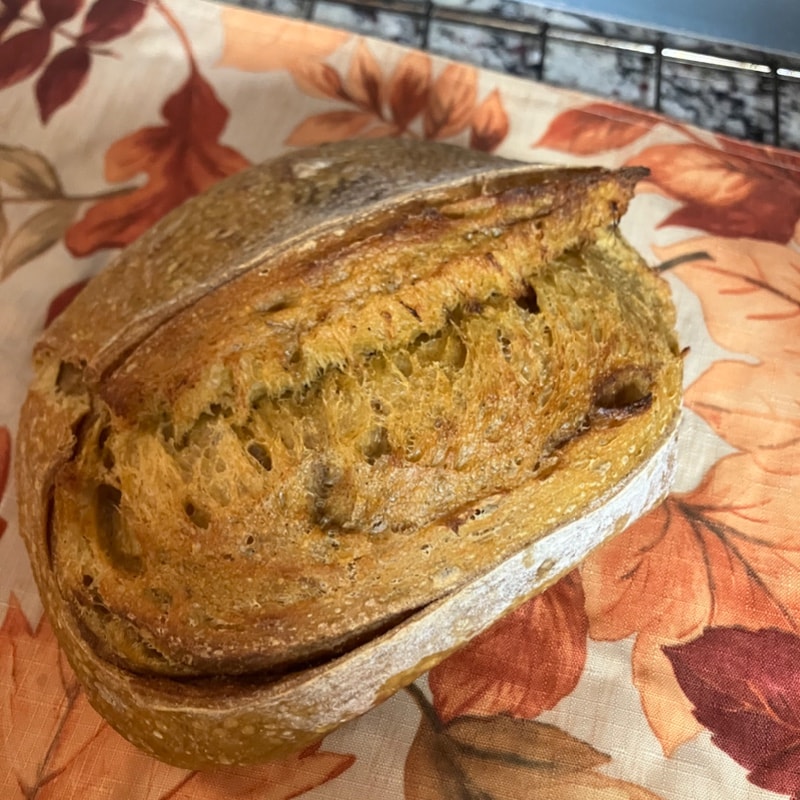 Pumpkin Spice Sourdough