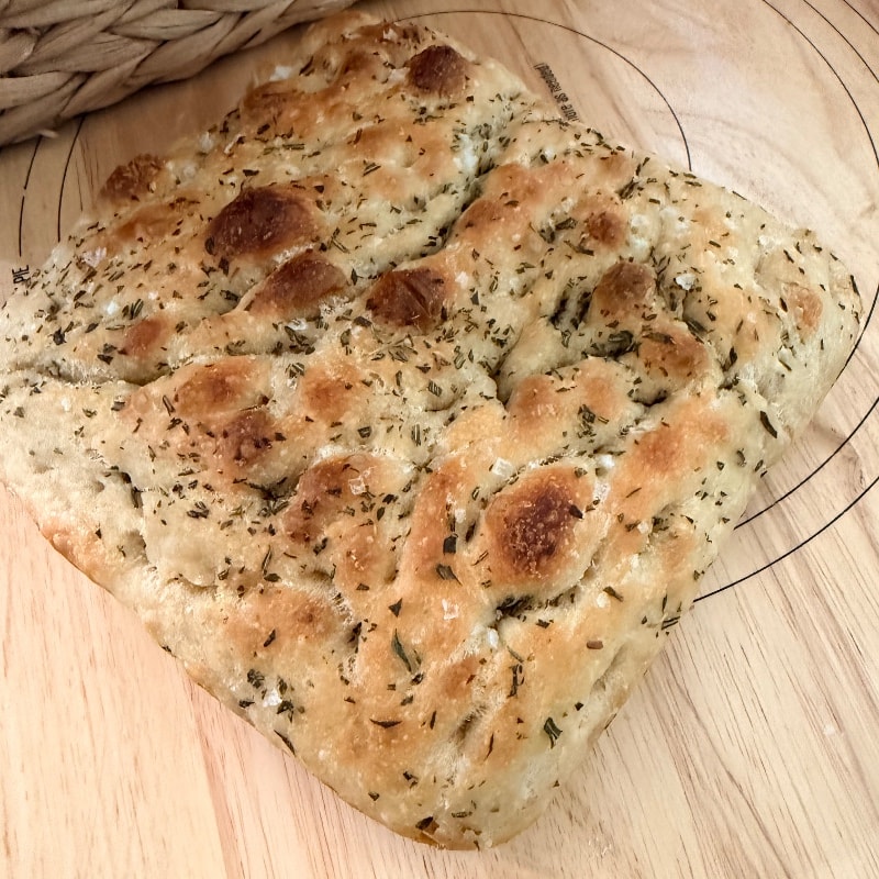 Photo of Rosemary Sourdough focaccia