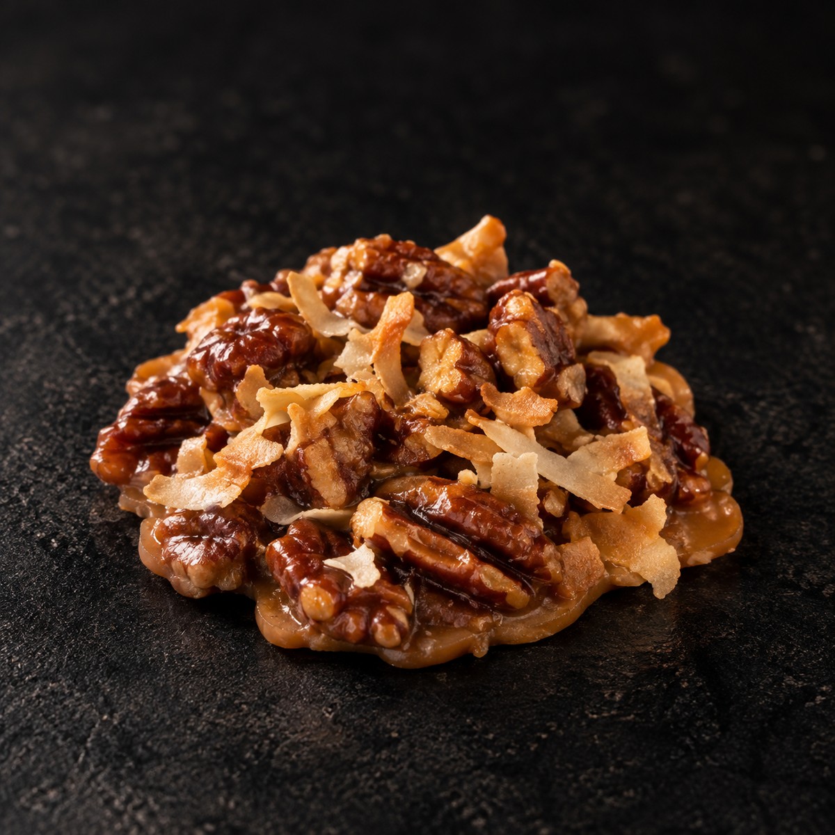 Toasted Coconut Pecan Praline