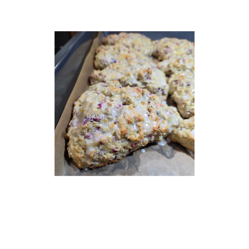 Cranberry Sunshine Scones