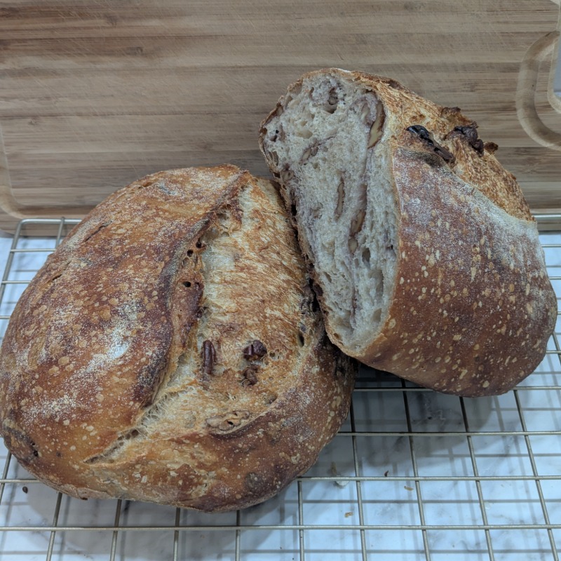 Pecan Sourdough Loaf