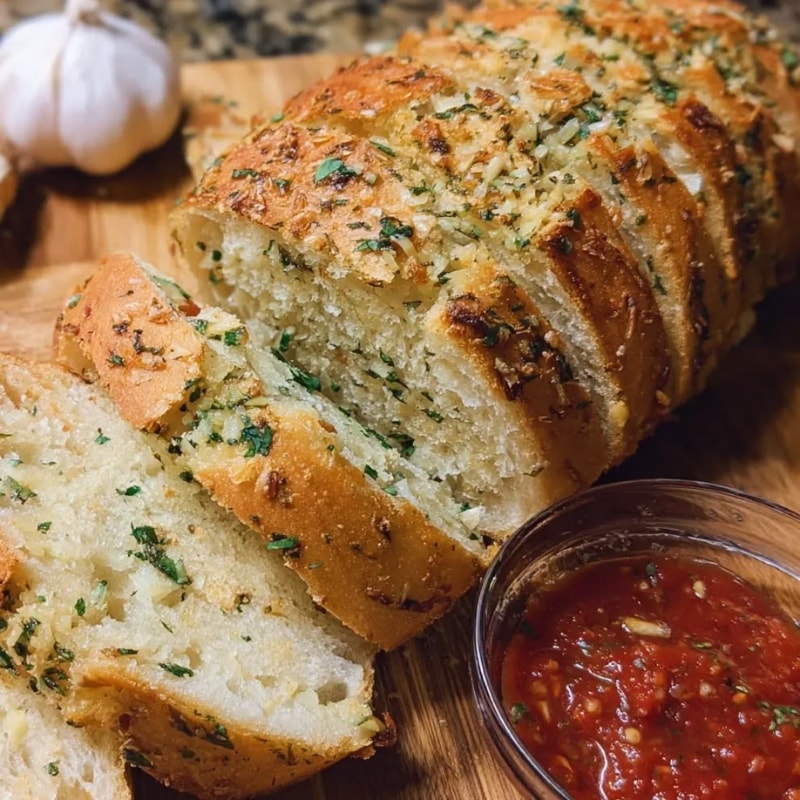 Garlic Parmesan Sourdough Loaf 