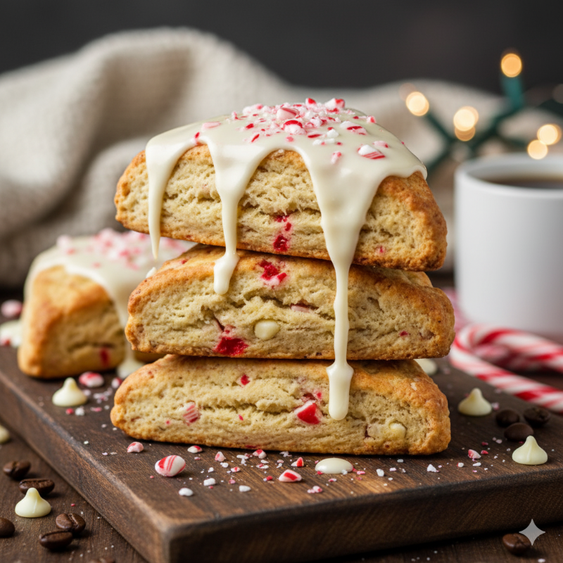 Photo of White Chocolate Peppermint Scones