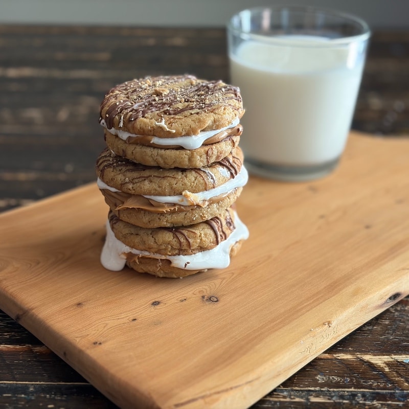 S'mores Cookie Butter Sandwich