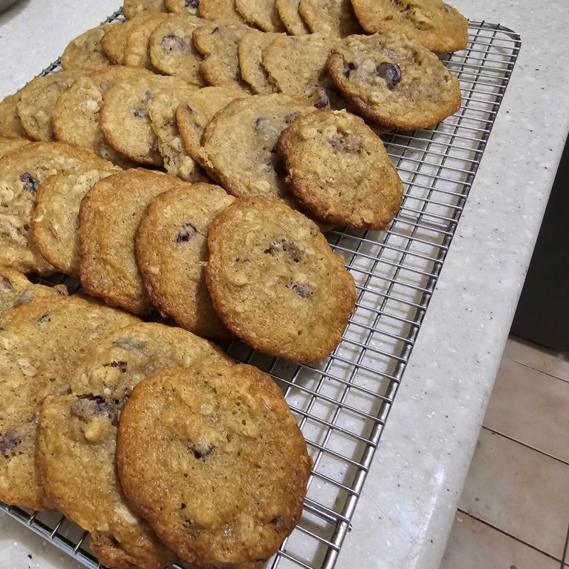 Photo of Healthy-ish Oatmeal Cookies (Includes dried cranberries and pecans)