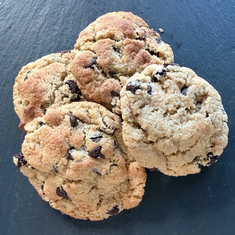 Almond Chocolate Chip Cookies (GF)