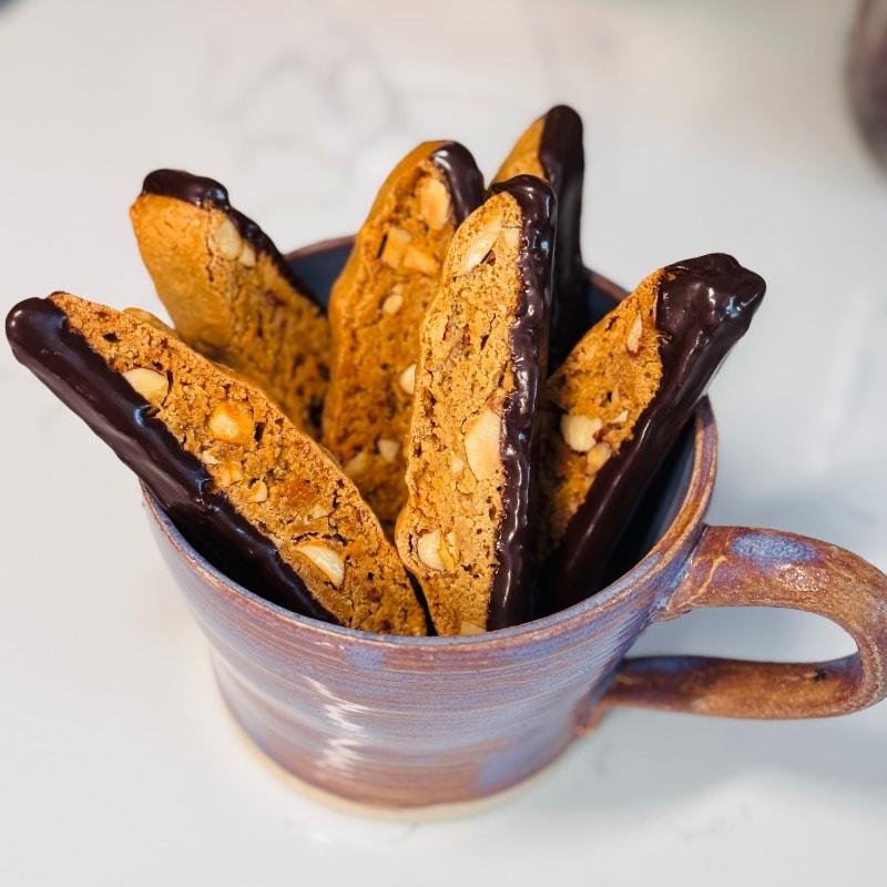 Photo of Chocolate Toasted Almond Biscotti