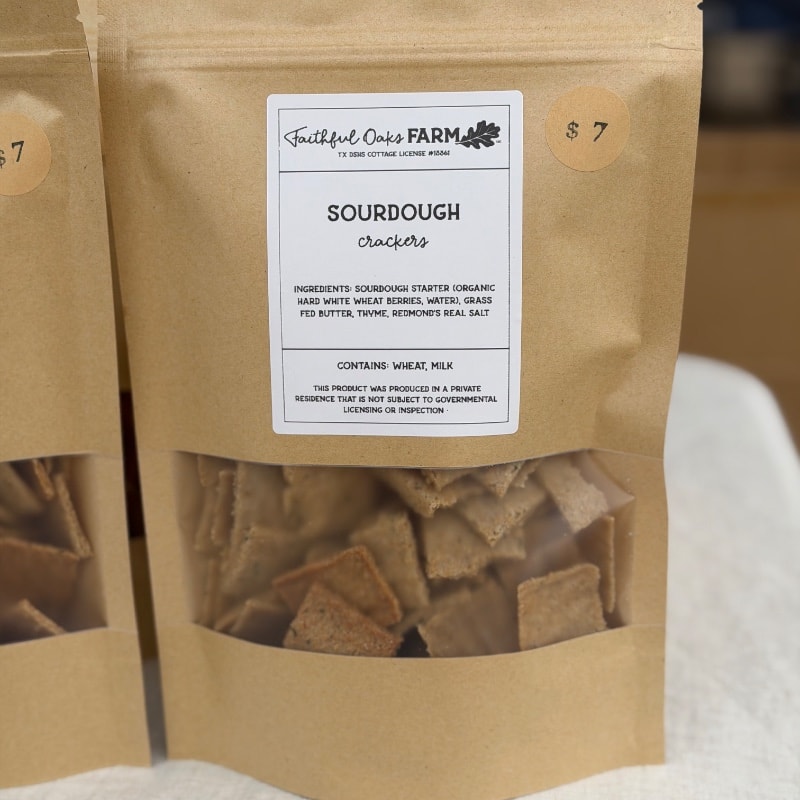 Sourdough Crackers