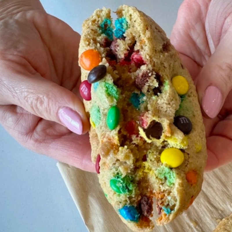 M&M Cookie - Extra Large Loaded Bakery Style