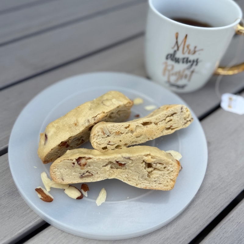 Sourdough Almond Biscotti