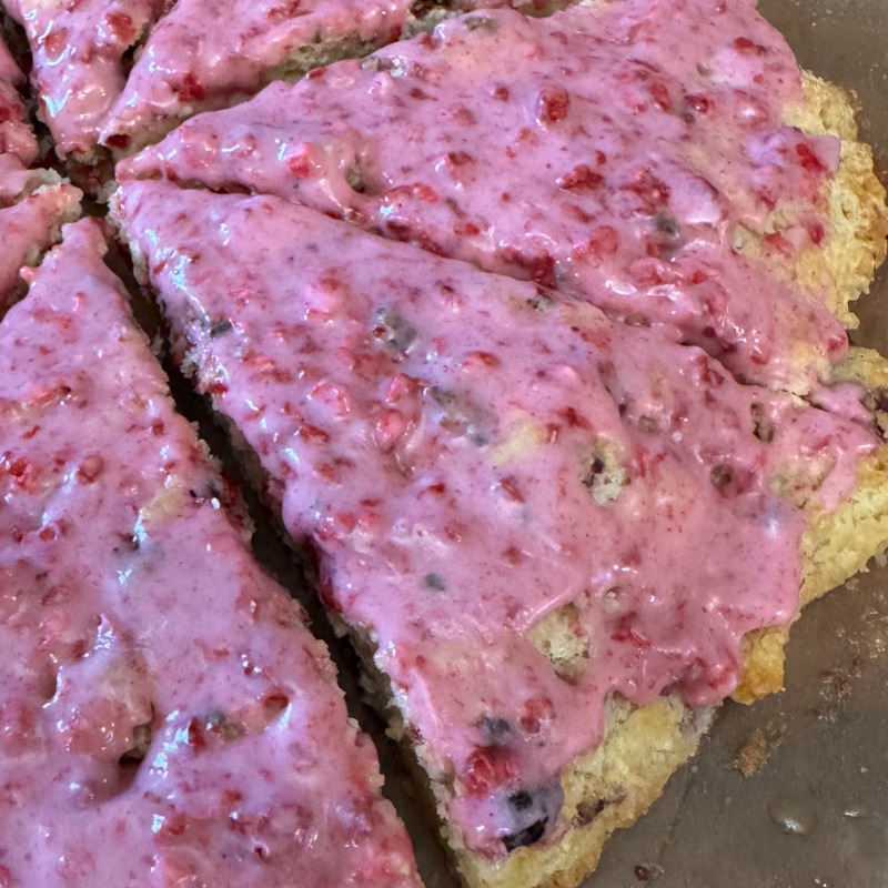 Raspberry Scones