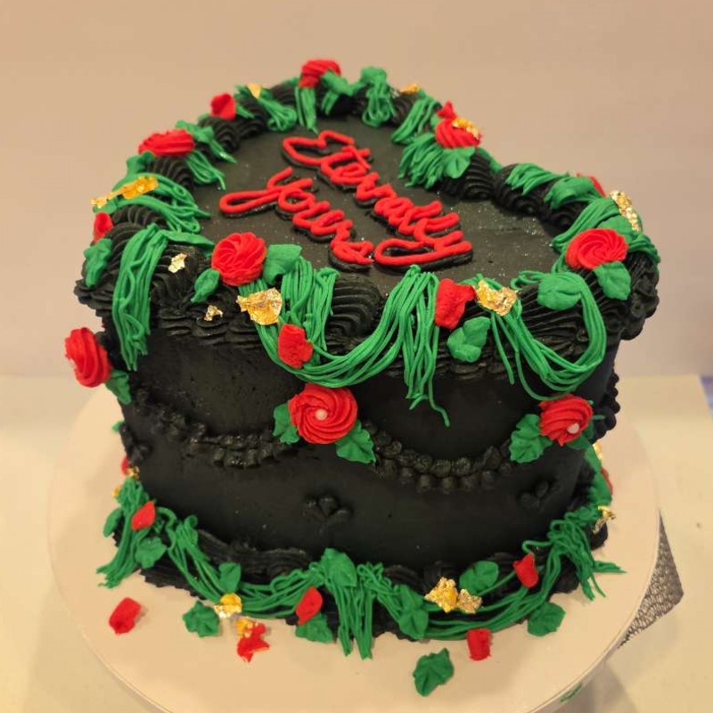 Custom Heart Cake