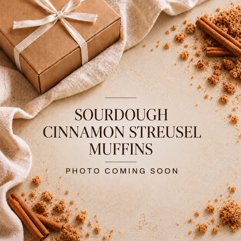 Cinnamon Streusel Sourdough Muffins