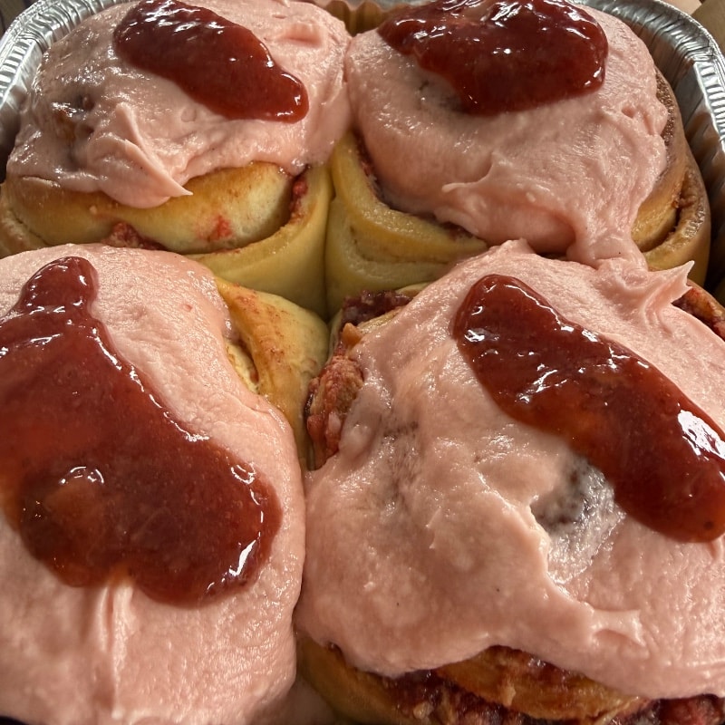 Photo of Berry Bad Decisions Strawberry Rolls