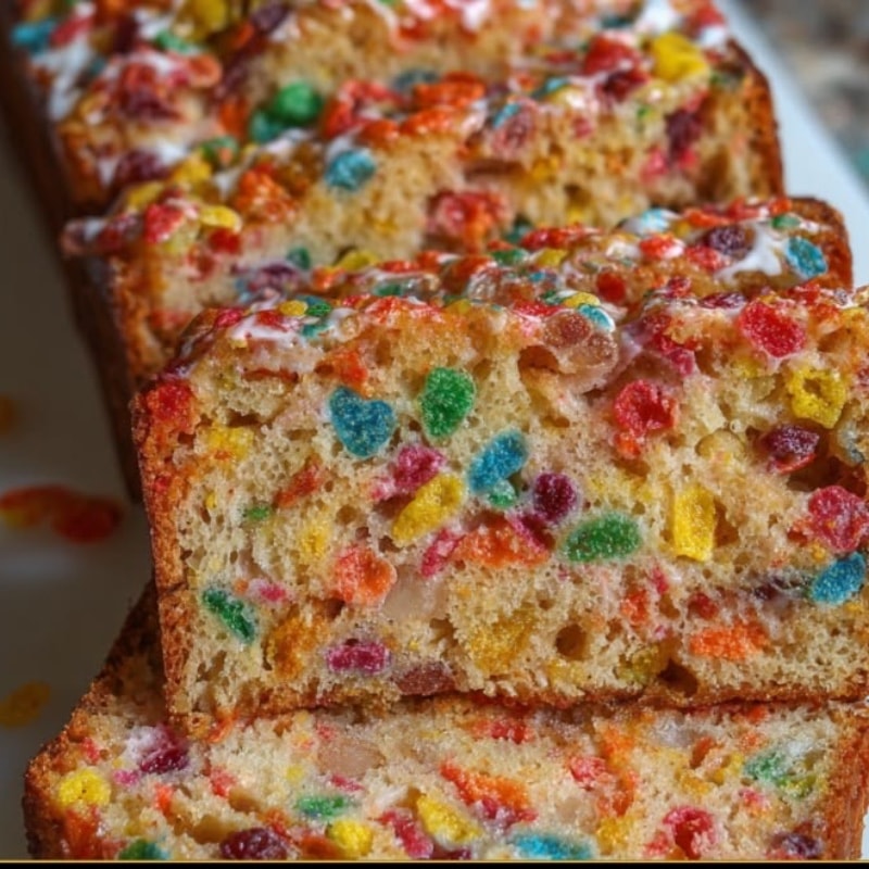 Fruity Pebbles Sourdough Loaf 