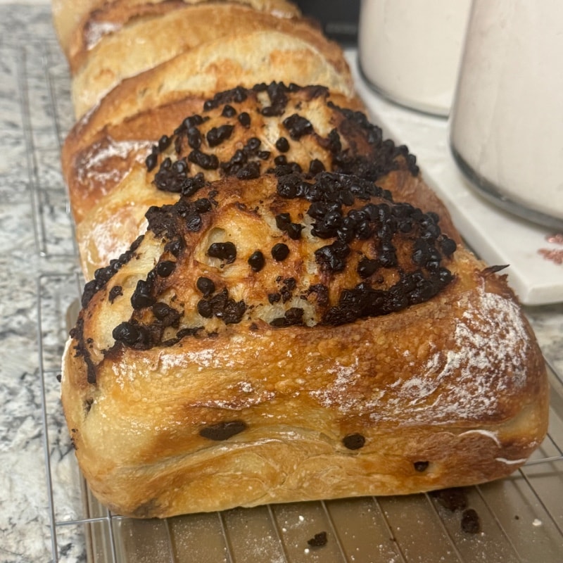 Chocolate Chip Sourdough Loaf
