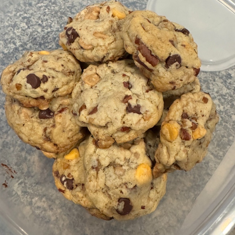 Photo of Triple Chunk Sourdough Cookies