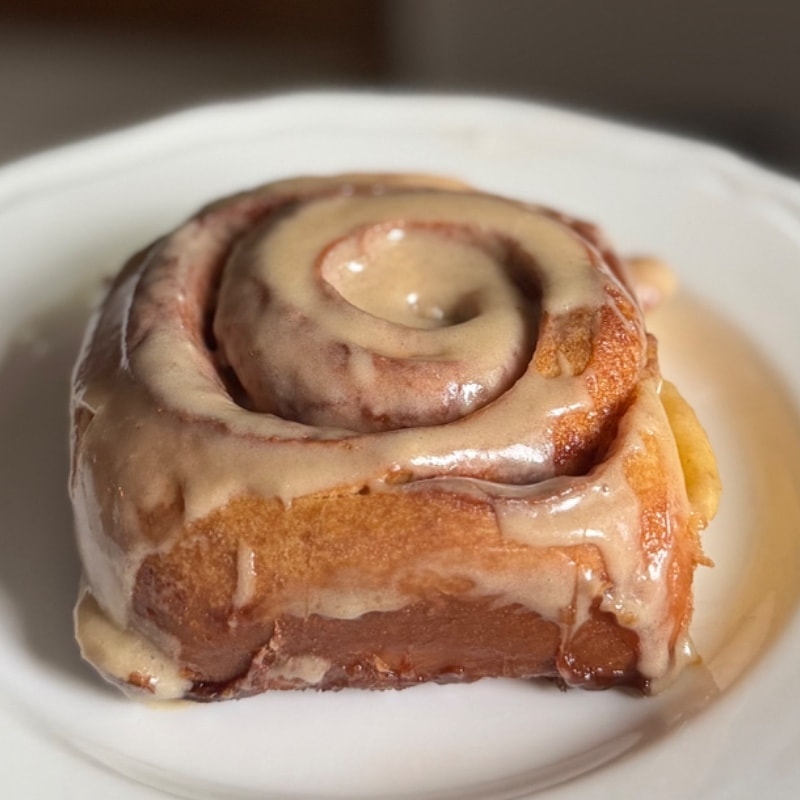 Sourdough Cinnamon Rolls with Brown Butter Icing