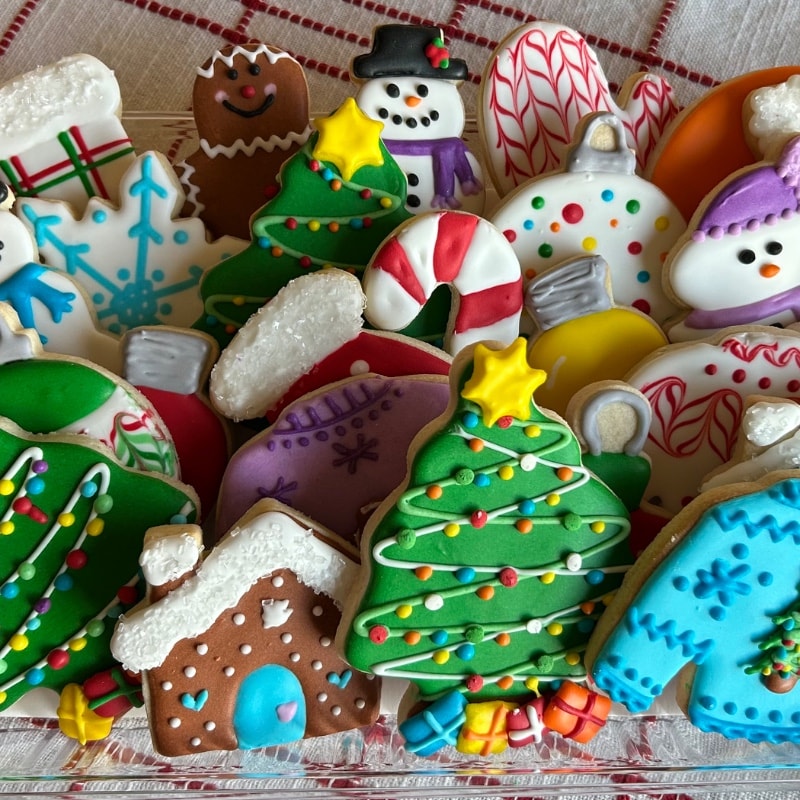 Christmas Decorated Sugar Cookies Assorted