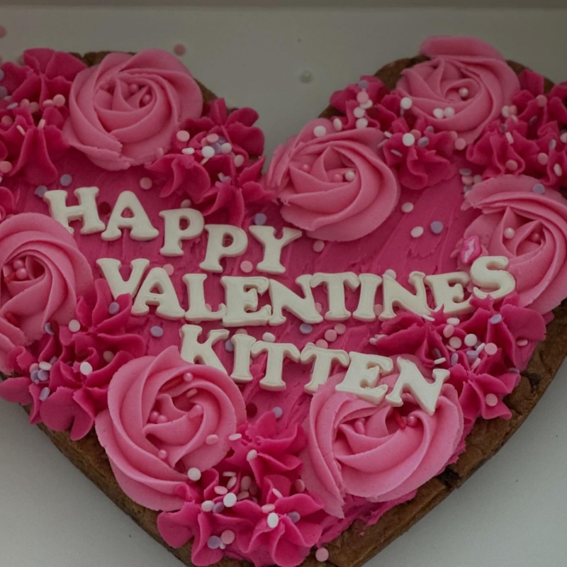 Photo of 10in Heart-shaped Cookie Cake