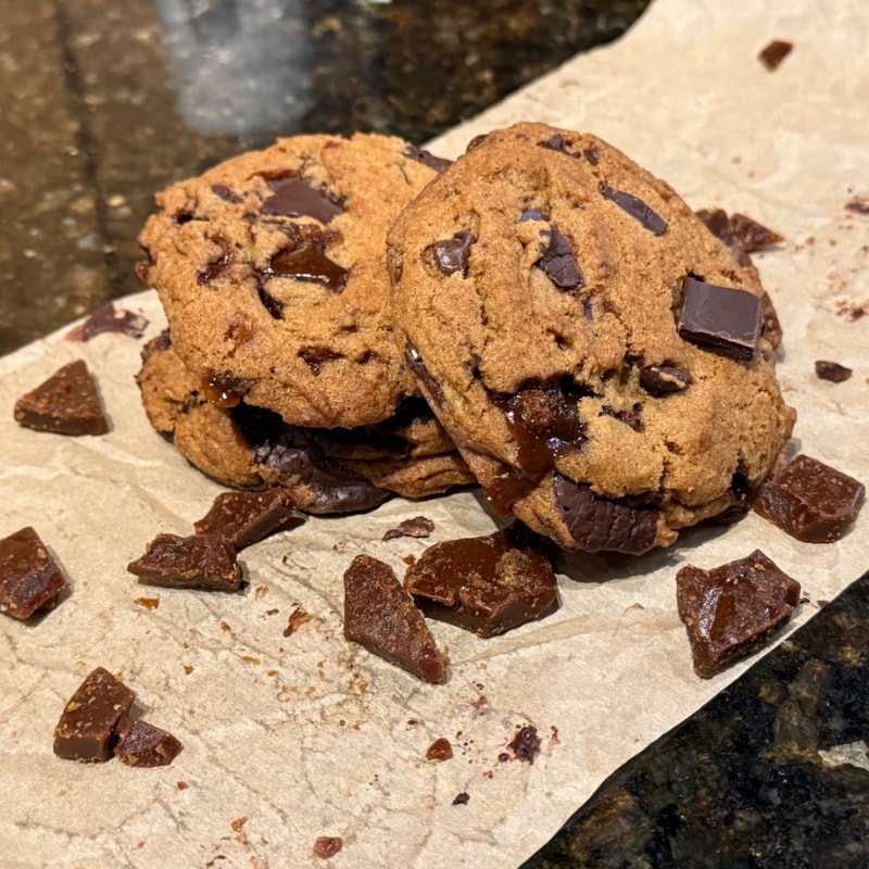 Chocolate Chip Toffee Cookies