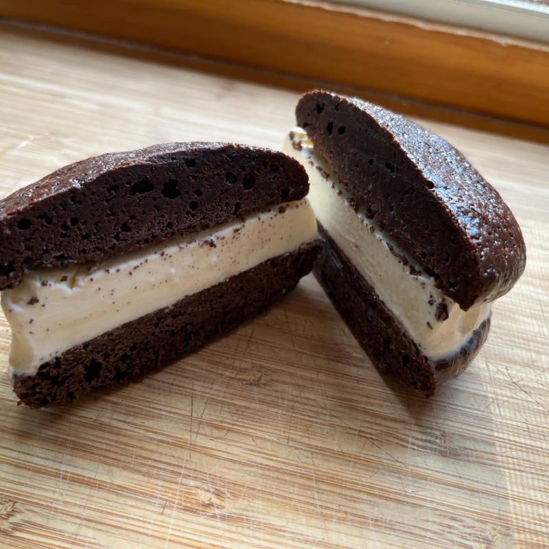 Fudgy buckwheat cookies