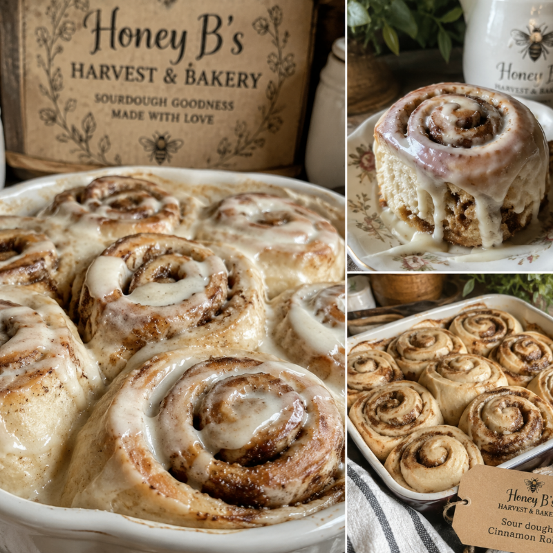 Sourdough Cinnamon Rolls