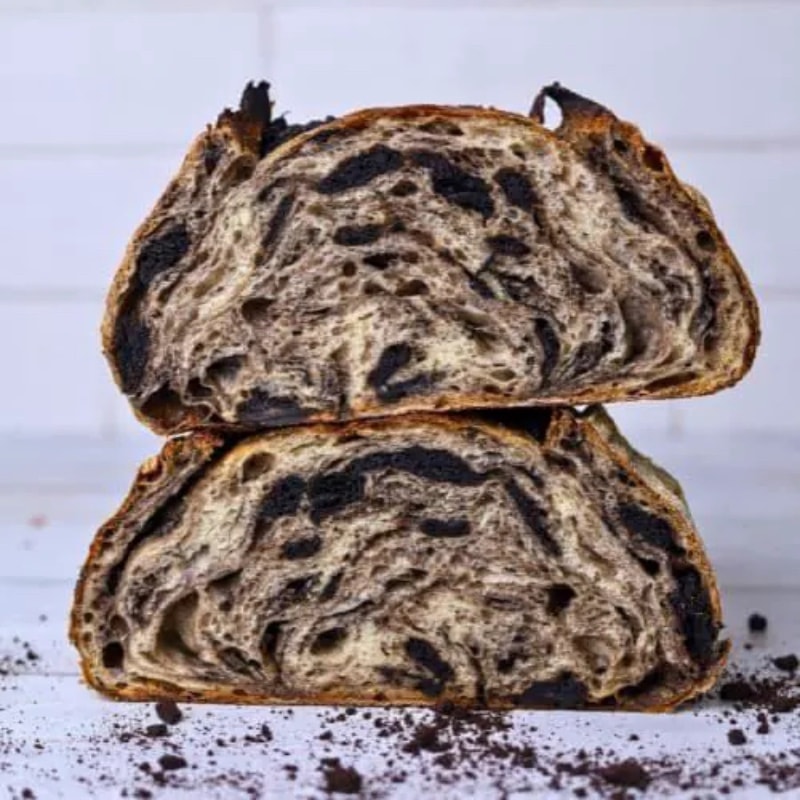 Cookies and Cream Sourdough Loaf