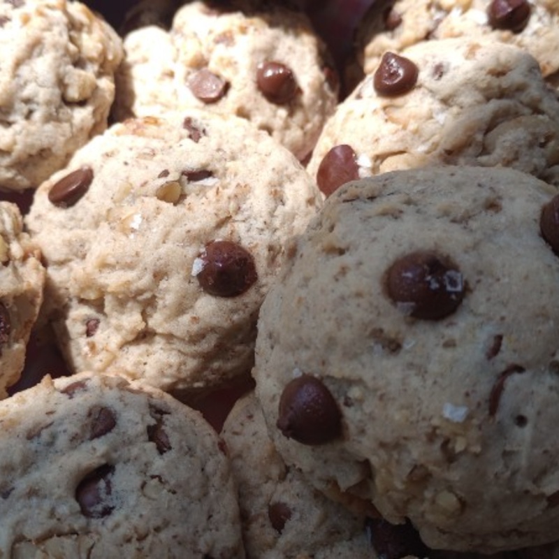 Vegan Walnut chocolate chip cookies