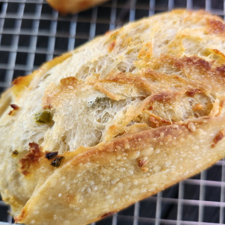 Jalapeño Cheddar Sourdough Loaf