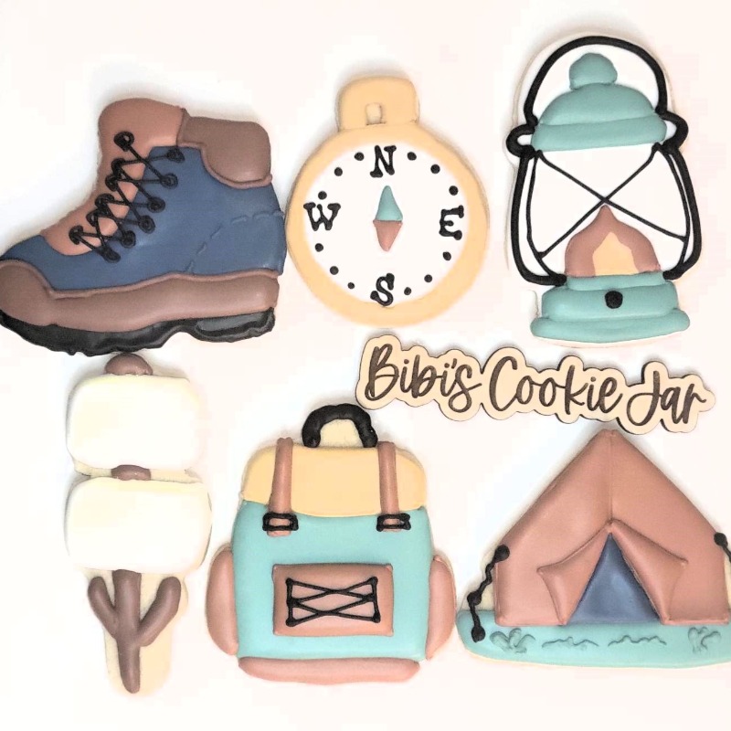Gone Camping Father’s Day Decorated Sugar Cookie Set