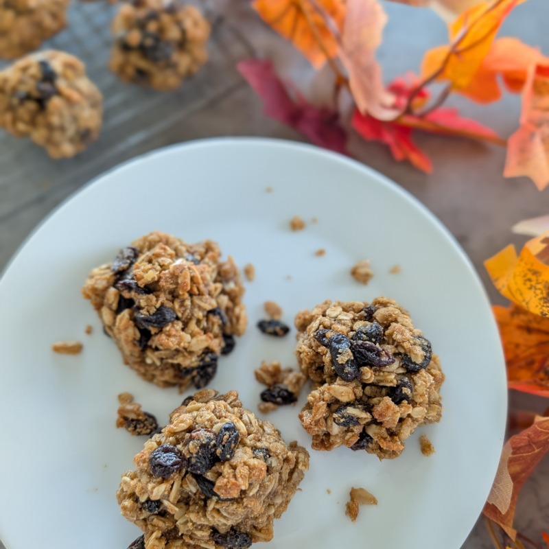 Maple Oatmeal Raisin Cookies