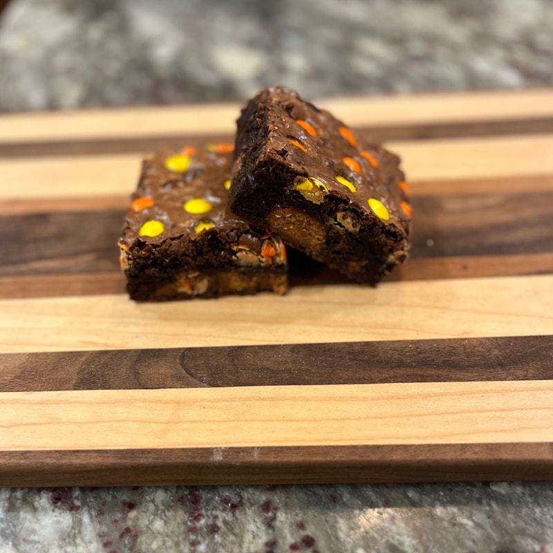 Photo of Peanut Butter Cup and Pieces Brownies
