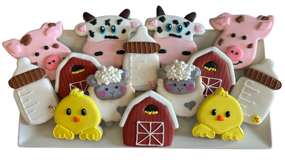 Barnyard Baby Shower Set