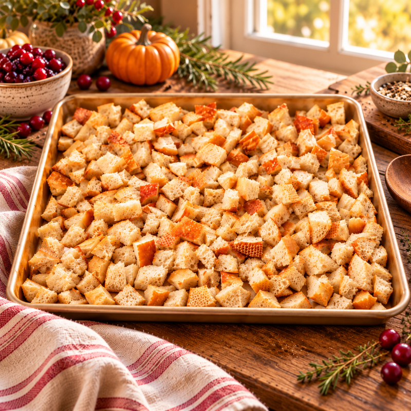 Sourdough Stuffing Bread Cubes – 12 oz