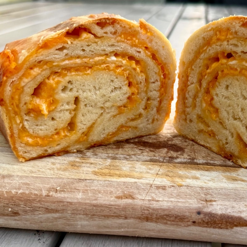 Three Cheese Sourdough Loaf