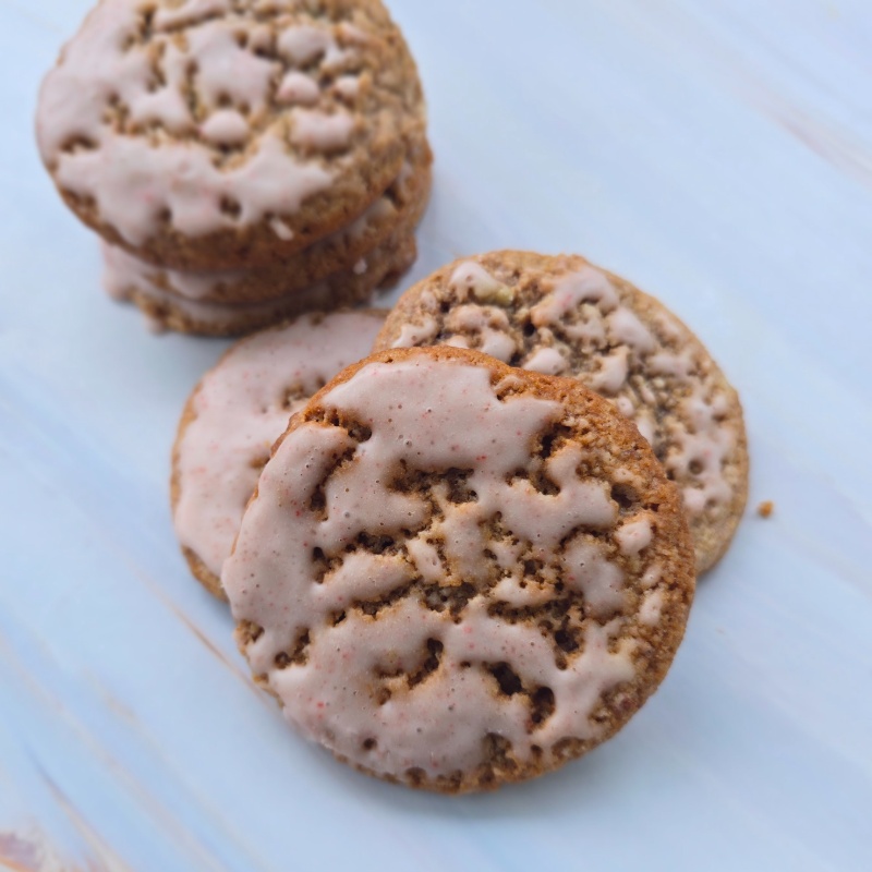 Double Strawberry Cookies 
