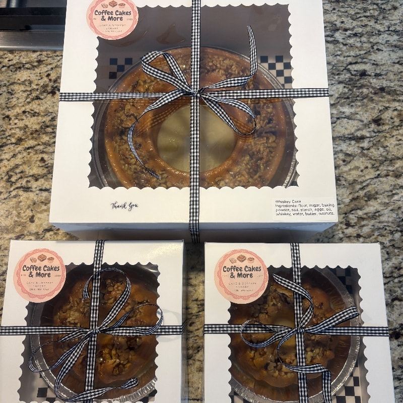 Whiskey Cakes (large and small)