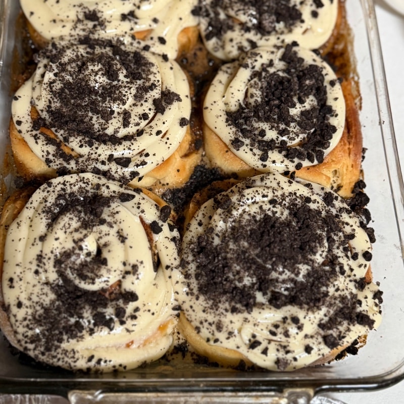 Photo of Cookies & Cream Cinnamon Roll