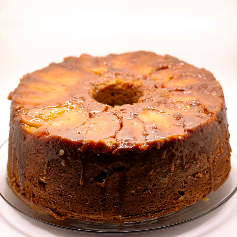 Caramel Apple Pound Cake
