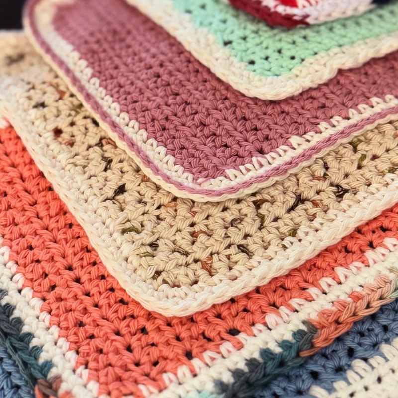 Crochet Kitchen Cloth • 100% Cotton 