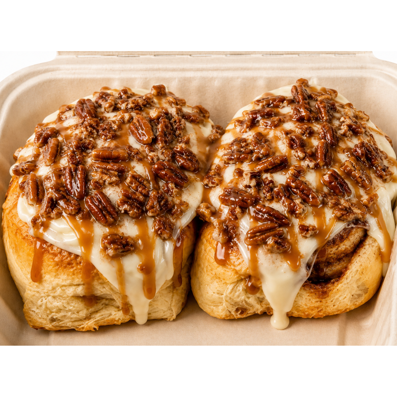 Photo of Bakery Style Pecan Cream Cheese Cinnamon Rolls
