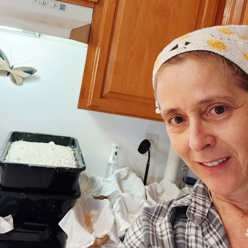 At work in the bakery