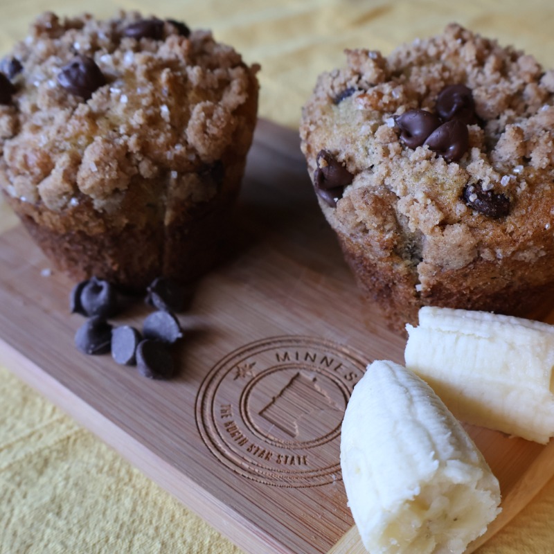 Photo of Banana Chocolate Chip Muffins (4 pack)