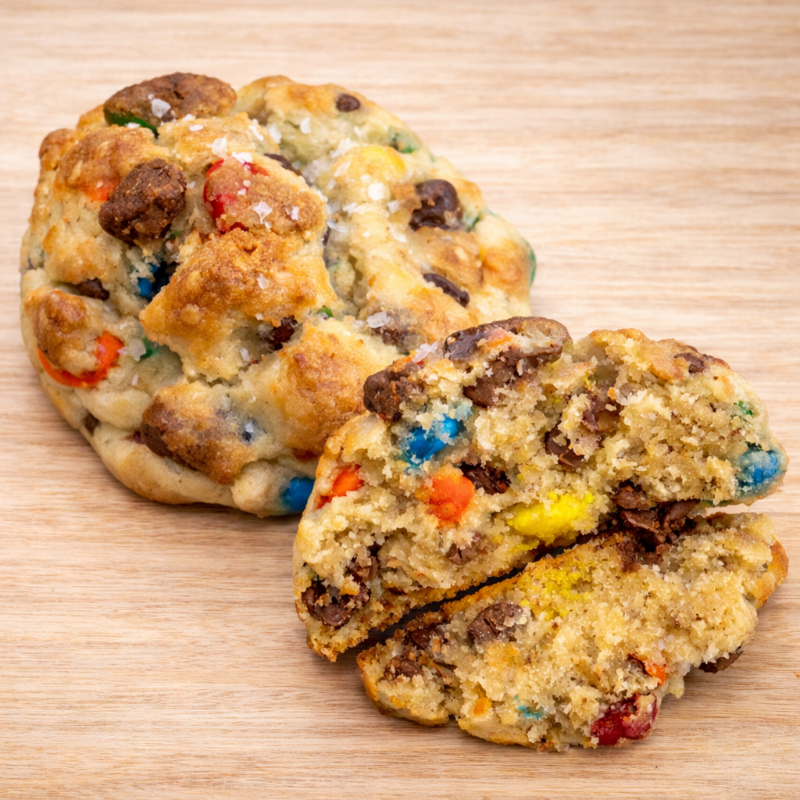 M&M Chocolate Chip Cookie – Individual (5.2 oz)