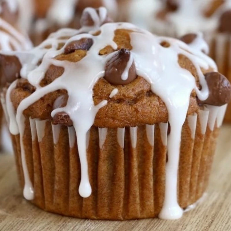 Muffins: Pumpkin Chocolate Chip (4pack, jumbo)